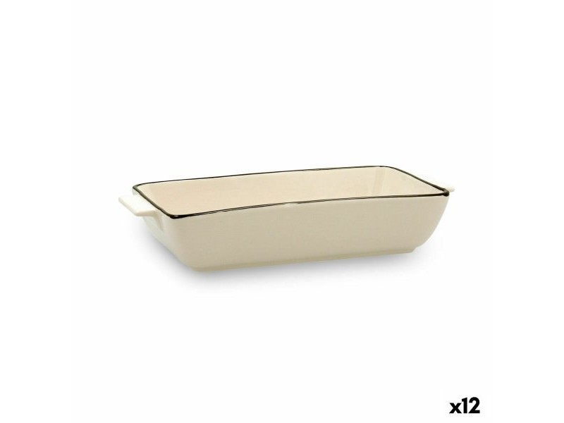 Тенджера Quid Cocco Керамика Бял (23 x 11 x 4,5 cm) (Pack 12x)