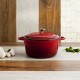Касерола с Капак Bidasoa Fierro Червен Ø 24 cm 3,7 L (2 броя)