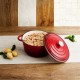 Касерола с Капак Bidasoa Fierro Червен Ø 28 cm 6 L (2 броя)