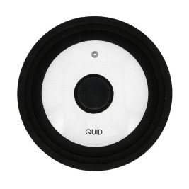 Капак за Тиган Quid Ebano Черен Cтъкло Ø 22 cm