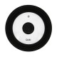 Капак за Тиган Quid Ebano Черен Cтъкло Ø 22 cm