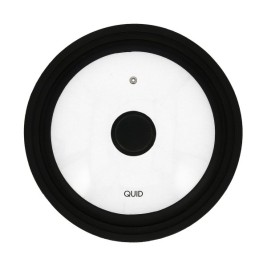 Капак за Тиган Quid Ebano Черен Cтъкло Ø 28 cm