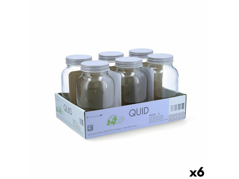 Буркан Quid Moss Сив Cтъкло 1 L (Pack 6x)