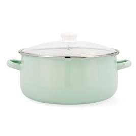 Касерола със Стъклен Капак Quid Cocco 26 cm Емайлирана Стомана