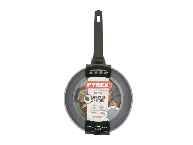 Тиган с Незалепващо Покритие Pyrex Geoh Закален алуминиум 24 cm Тиган с Незалепващо Покритие Pyrex Geoh Закален алуминиум 24 cm