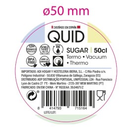 Tepmoc Quid Sugar Син Метал 500 ml