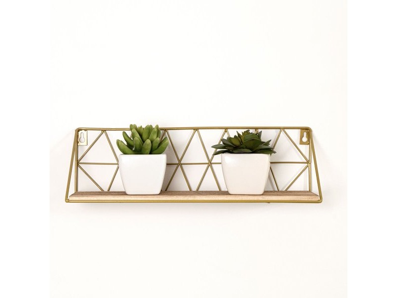 Лавица Vinthera Moa Стомана Златен 40 x 12 x 12 cm (8 броя)