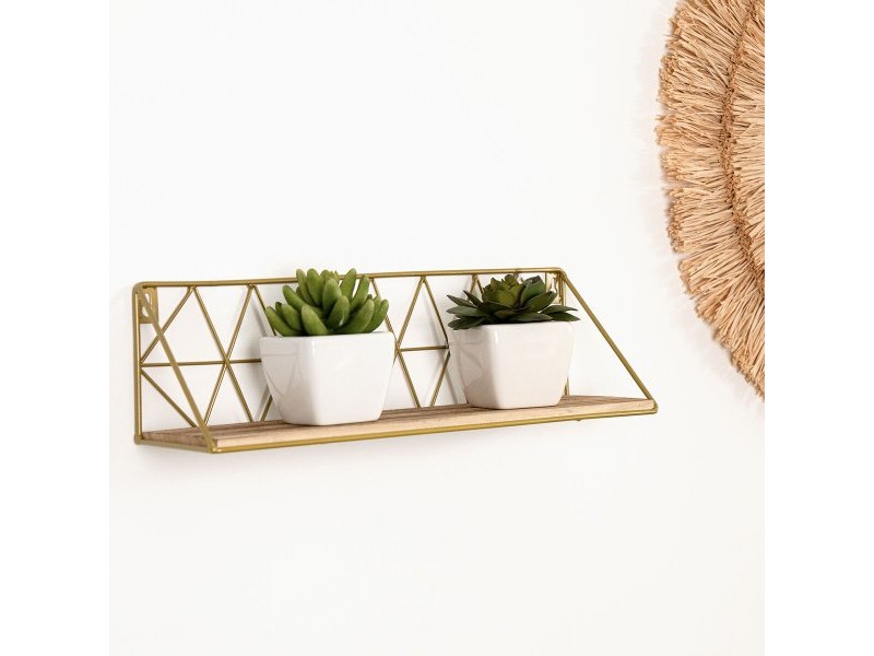 Лавица Vinthera Moa Стомана Златен 40 x 12 x 12 cm (8 броя)