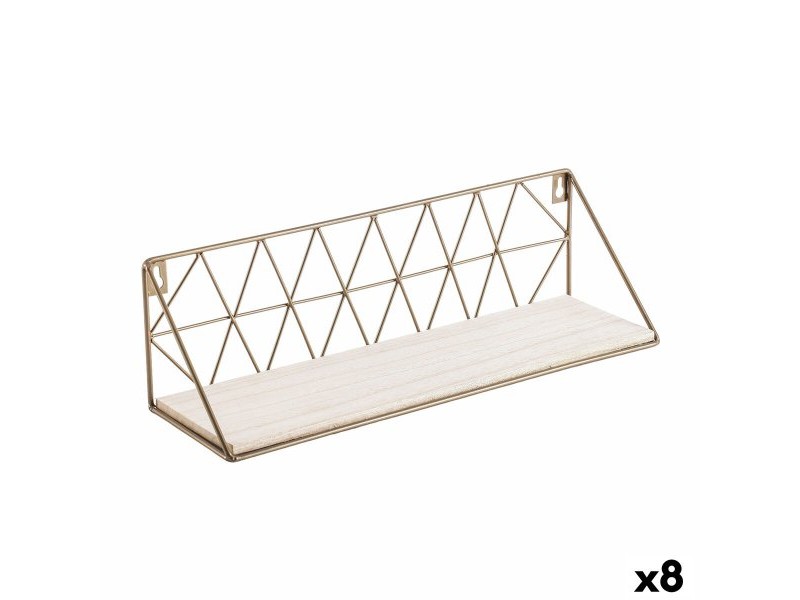 Лавица Vinthera Moa Стомана Златен 40 x 12 x 12 cm (8 броя)