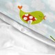 Комплект покривка за завивка HappyFriday Mr Fox Little birds Многоцветен Бебешко Креватче 2 Части Комплект покривка за завивка HappyFriday Mr Fox Little birds Многоцветен Бебешко Креватче 2 Части