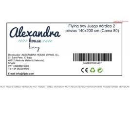 Комплект покривка за завивка HappyFriday Mr Fox Flying boy Многоцветен 80 легло 2 Части
