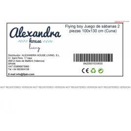 Комплект Чаршафи HappyFriday Mr Fox Flying Boy Многоцветен Бебешко Креватче 2 Части