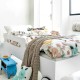 Комплект покривка за завивка HappyFriday Moshi Moshi Woodland Многоцветен 80 легло 2 Части