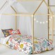 Комплект покривка за завивка HappyFriday Moshi Moshi Woodland Многоцветен 80 легло 2 Части