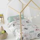 Комплект покривка за завивка HappyFriday Moshi Moshi Best Buddies Многоцветен 80/90 легло 2 Части
