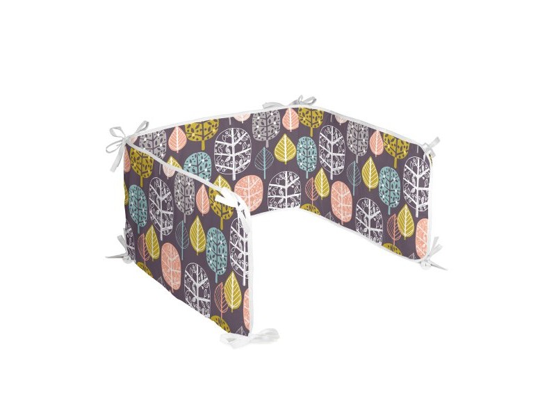 Протектор за ясла HappyFriday Moshi moshi Woodland Многоцветен 210 x 40 cm