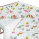 Протектор за ясла HappyFriday Mr Fox Little birds Многоцветен 210 x 40 cm