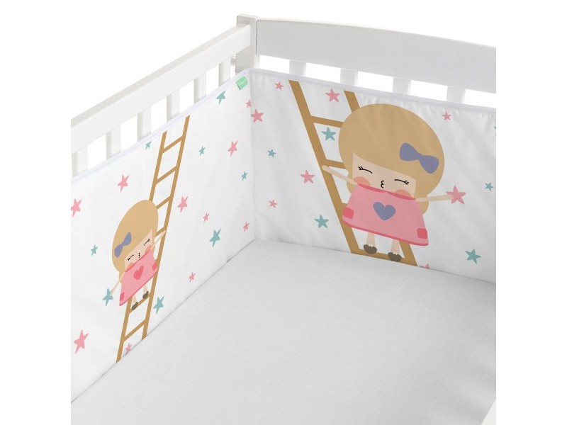Протектор за ясла HappyFriday Happynois Moon dream Многоцветен 210 x 40 cm Протектор за ясла HappyFriday Happynois Moon dream Многоцветен 210 x 40 cm