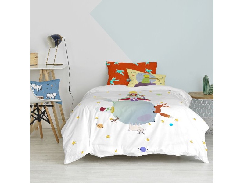 Комплект покривка за завивка HappyFriday Le Petit Prince Многоцветен 80 легло 2 Части