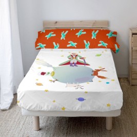 Комплект Чаршафи HappyFriday LE PETIT PRINCE Многоцветен 80/90 легло 2 Части