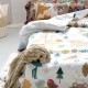 Комплект покривка за завивка HappyFriday Moshi Moshi Harvestwood Многоцветен 80/90 легло 2 Части