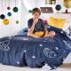 Комплект покривка за завивка HappyFriday Mr Fox Starspace  Многоцветен 80/90 легло 2 Части