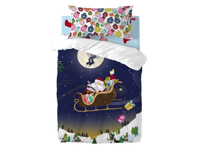 Комплект покривка за завивка HappyFriday XMAS Многоцветен Бебешко Креватче 2 Части Комплект покривка за завивка HappyFriday XMAS Многоцветен Бебешко Креватче 2 Части