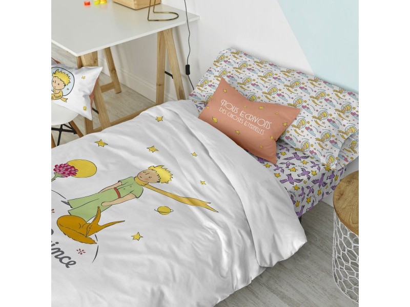 Комплект покривка за завивка HappyFriday Le Petit Prince Ses Amis Многоцветен 2 Части
