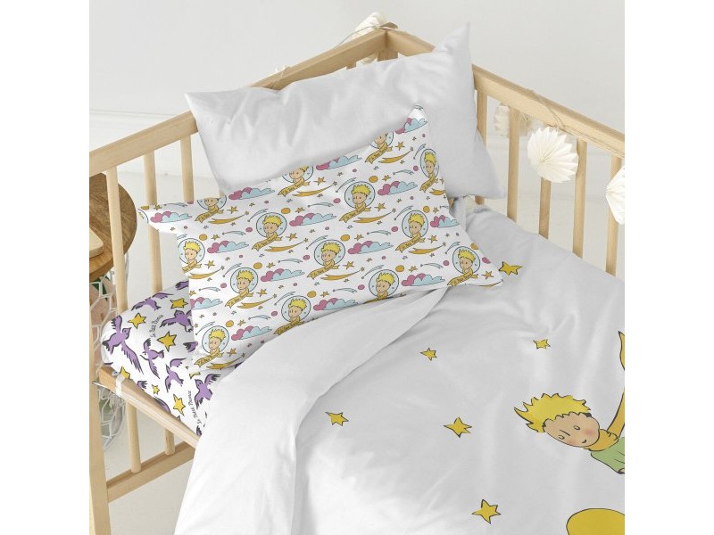 Комплект покривка за завивка HappyFriday Le Petit Prince Ses Amis Многоцветен Бебешко Креватче 2 Части