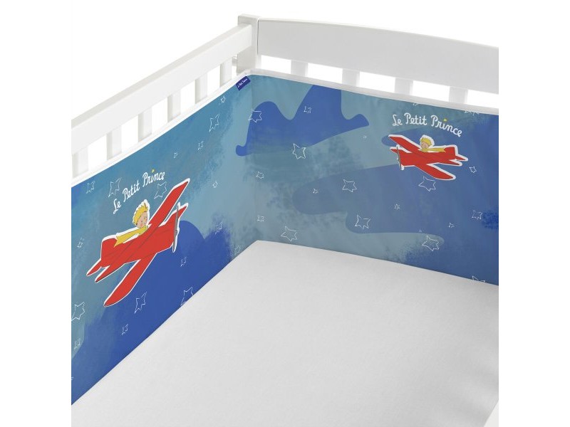 Протектор за ясла HappyFriday Le Petit Prince Son avion Многоцветен 210 x 40 cm