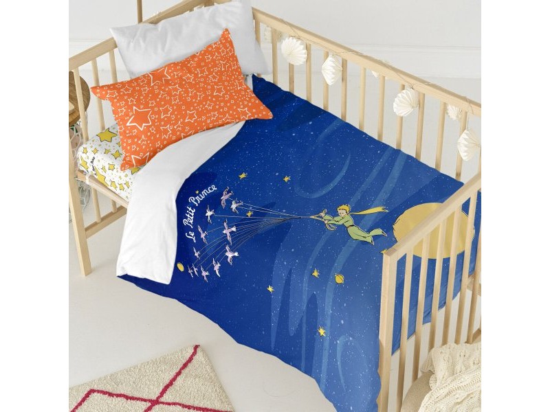Комплект покривка за завивка HappyFriday Le Petit Prince Migration Многоцветен Бебешко Креватче 2 Части
