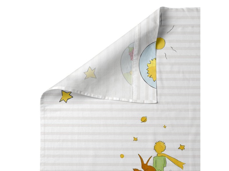 Комплект Чаршафи HappyFriday Le Petit Prince Son monde Многоцветен Бебешко Креватче 2 Части