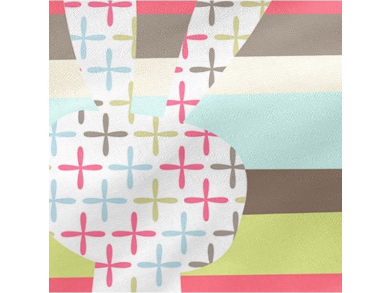 Протектор за ясла HappyFriday Moshi Moshi Rabbit family Многоцветен 210 x 40 cm