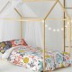 Комплект покривка за завивка HappyFriday Moshi Moshi Woodland Многоцветен 105 легло 2 Части