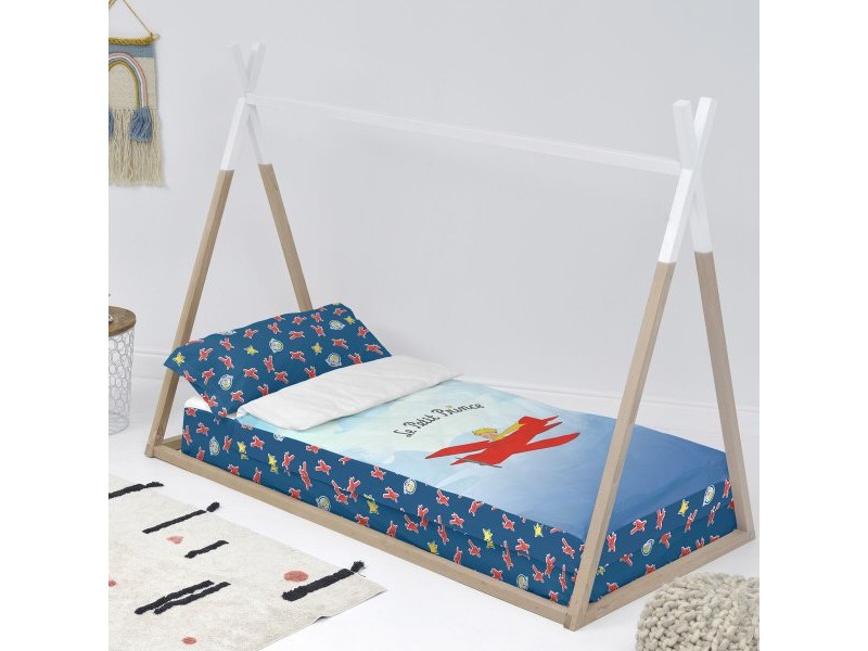 Северен Чувал с Подплънки HappyFriday Le Petit Prince Son Avion Многоцветен 105 x 200 cm
