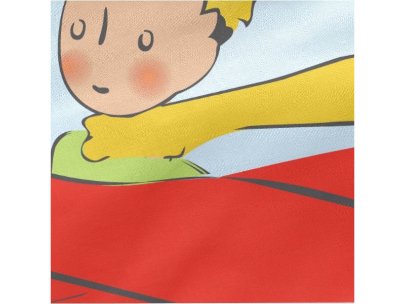 Северен Чувал с Подплънки HappyFriday Le Petit Prince Son Avion Многоцветен 105 x 200 cm