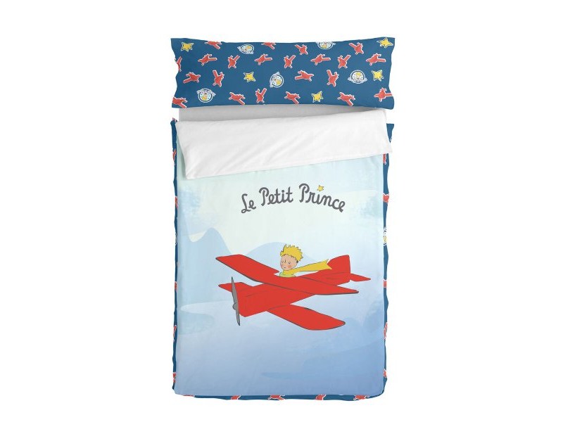Северен Чувал с Подплънки HappyFriday Le Petit Prince Son Avion Многоцветен 105 x 200 cm