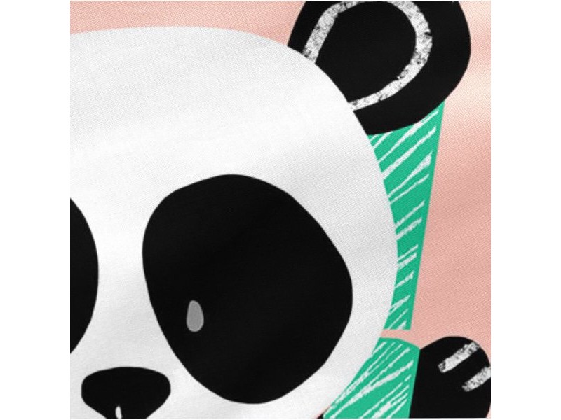 Северен Чувал с Подплънки HappyFriday Moshi Moshi Panda Garden Розов 105 x 200 cm