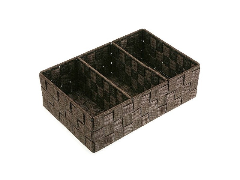 Кутия с отделения Versa Тъмно сив 21 x 10 x 32 cm