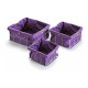 Комплект Кутии за Подреждане една върху друга Versa VS-10650020 26 x 12 x 26 cm