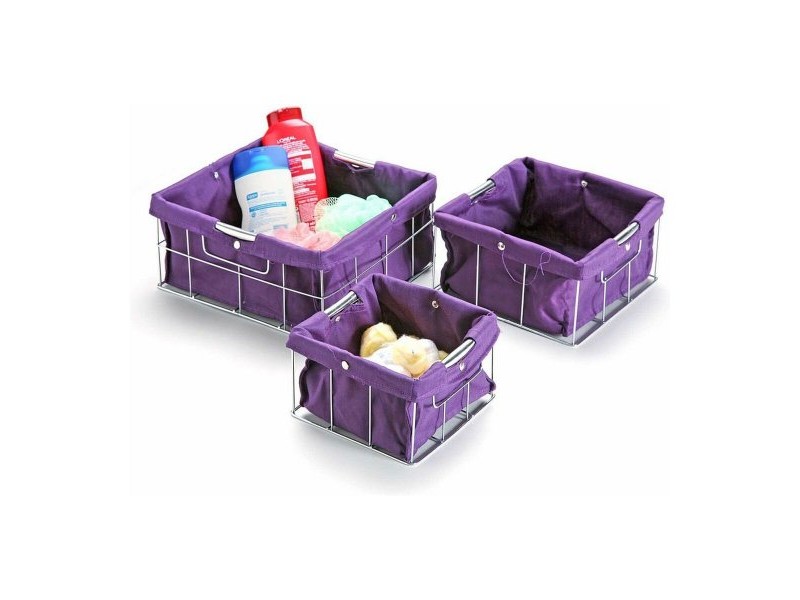 Комплект Кутии за Подреждане една върху друга Versa VS-10650020 26 x 12 x 26 cm