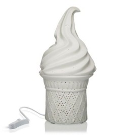 Настолна лампа Versa Ice Cream 25W Порцелан (13,7 x 27 x 13,7 cm)