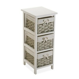 Многофункционално чекмедже Versa Pompei 29 x 62 x 25 cm Бял