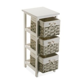 Многофункционално чекмедже Versa Pompei 29 x 62 x 25 cm Бял