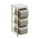 Многофункционално чекмедже Versa Pompei 29 x 62 x 25 cm Бял