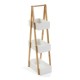 Стелажи за Баня Versa Бамбук Дървен MDF Дървен MDF/Бамбук (18 x 81 x 30 cm)