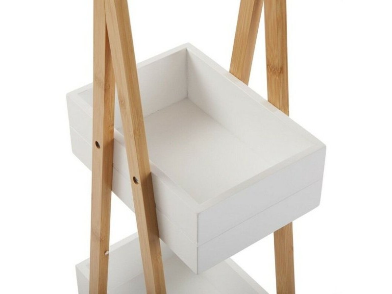Стелажи за Баня Versa Бамбук Дървен MDF Дървен MDF/Бамбук (18 x 81 x 30 cm)