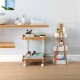 Стелажи за Баня Versa Бамбук Дървен MDF Дървен MDF/Бамбук (18 x 81 x 30 cm)