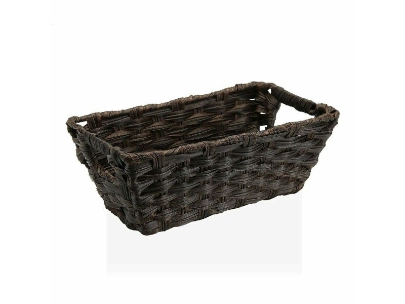 Многофункционална Кошница Versa 17 x 11,5 x 29 cm С дръжки Тъмно сив