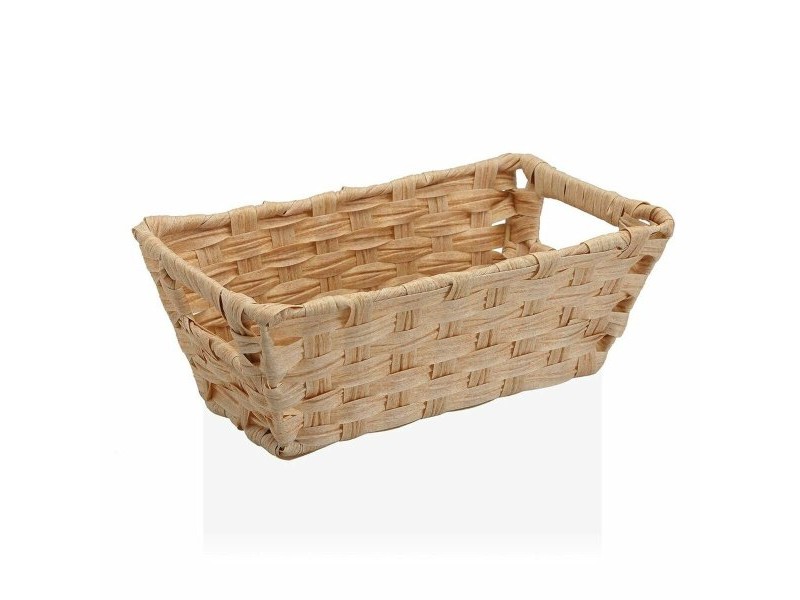 Многофункционална Кошница Versa 17 x 11,5 x 29 cm С дръжки Бежов